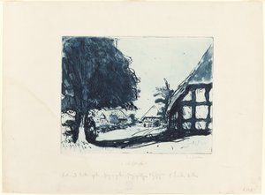 Rue de village - Ernst Ludwig Kirchner