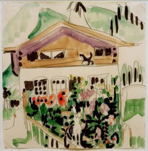 Maison de Wildboden - Ernst Ludwig Kirchner