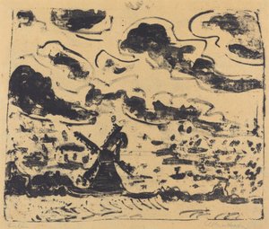 Moulin à vent près de Burg sur Fehmarn - Ernst Ludwig Kirchner