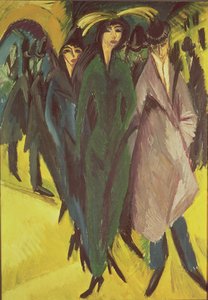 Femmes dans la rue - Ernst Ludwig Kirchner