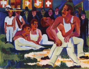 Lutteur, 1923 - Ernst Ludwig Kirchner
