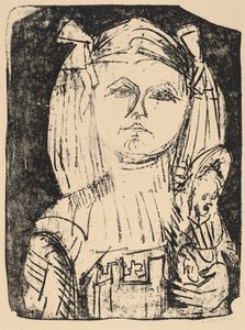 Jeune fille avec poupée - Ernst Ludwig Kirchner