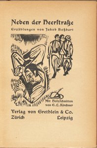 Jakob Bosshart : Près de la rue principale - Ernst Ludwig Kirchner and Jacob Bosshart