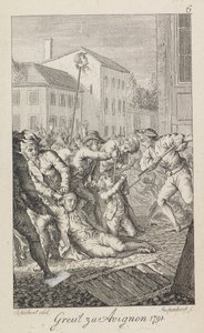 Les massacres de La Glacière les 16-17 octobre 1791 - Ernst Ludwig Riepenhausen