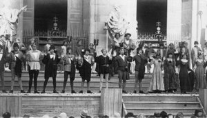Représentation de Jedermann, Festival de Salzbourg, Autriche, 20ème siècle - Ernst Maier