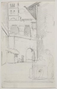 Étude pour "Le Scribe et la Fille" - Ernst Meyer
