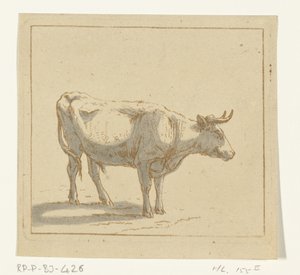 Taureau debout, vers la droite - Ernst Willem Jan Bagelaar