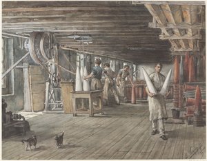 Intérieur de la sucrerie de la société Vom Rath - Ernst Witkamp