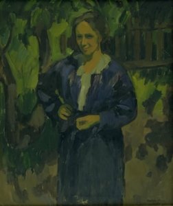 Une dame dans un jardin. Anna Thorup - Ernst Zeuthen