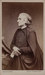 Portrait du compositeur Franz Liszt 1811-1886