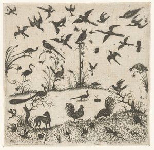 Oiseaux - Esaias van Hulsen