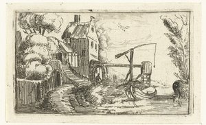 Maison ou usine au bord d