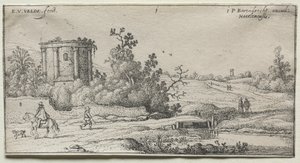 Paysages : Paysage avec ruines d
