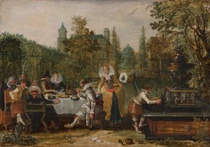 Joyeuse compagnie dans un parc - Esaias van de Velde