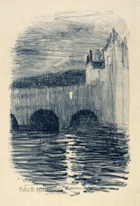 Pont Pulteney, Bath - Crépuscule