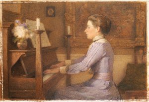 Au piano - Esther H. Jones