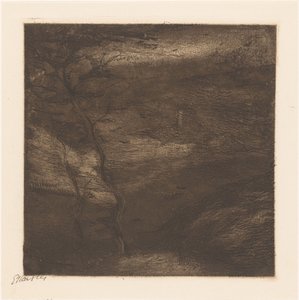 Soirée dans les Pyrénées - Etha Fles (signed by artist)