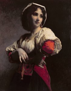 Une beauté italienne, 1872 - Etienne Adolphe Piot