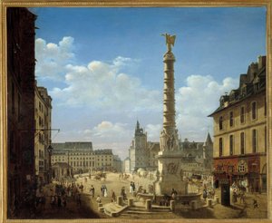 La place et la fontaine du Châtelet - Etienne Bouhot