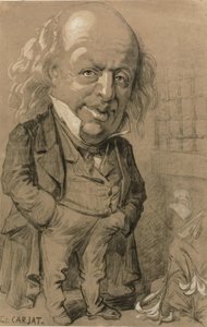 Portrait caricatural de Pierre-Jean de Béranger - Etienne Carjat