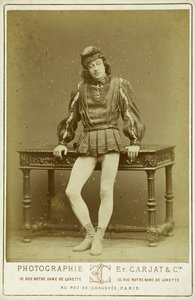 Charley dans le rôle de Jehan Frollo - Etienne Carjat
