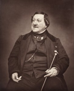 Gioachino Antonio Rossini compositeur italien, 1792-1868, 1862 - Etienne Carjat