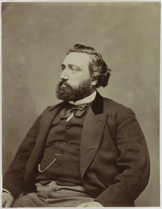 Portrait du Premier Ministre de France Léon Gambetta 1838-1882 - Etienne Carjat