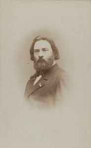 Portrait du pianiste et compositeur Émile Prudent 1817-1863, vers 1860 - Etienne Carjat