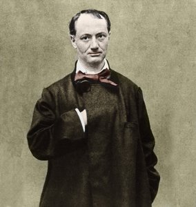 Portrait du poète Charles Baudelaire (1821-1867). - Etienne Carjat
