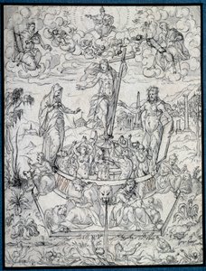 Allégorie de la religion. Dessin d
