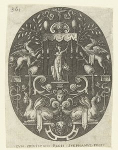 Bellone sous un baldaquin - Etienne Delaune