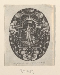 Jupiter, des Grotesques à fond noir, Divinités et Allégories - Etienne Delaune