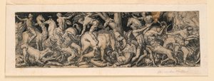 Chasse aux animaux sauvages (frise) - Etienne Delaune