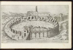 Amphithéâtre Castrense à Rome (série des vestiges de l