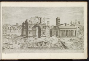 Arc de Janus à Rome - Etienne Duperac