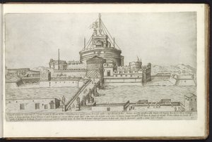 Château Saint-Ange et le pont des Anges à Rome