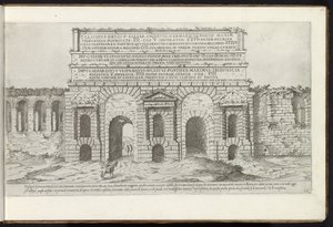 Porta Maggiore à Rome - Etienne Duperac