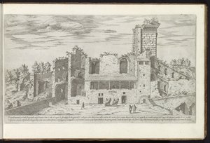 Ruines sur le Quirinal à Rome