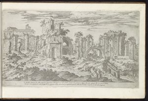 Ruines des Thermes de Titus à Rome - Etienne Duperac