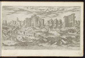 Ruines des Thermes de Trajan à Rome - Etienne Duperac