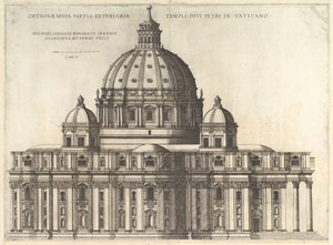 Speculum Romanae Magnificentiae : Élévation montrant l