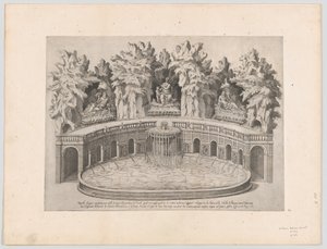 Speculum Romanae Magnificentiae: Fontaine et jardins de la Villa d