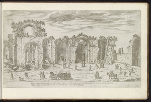 Thermes de Dioclétien à Rome - Etienne Duperac