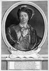 Bernard Le Bovier de Fontenelle, auteur français - Etienne Jehandier (after) Desrochers