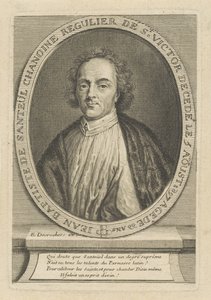 Portrait du Poète Jean-Baptiste de Santeul 1630-1697, vers 1700 - Etienne Jehandier Desrochers