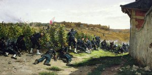 Les Tirailleurs de la Seine à la bataille de Rueil-Malmaison, 21 octobre 1870, 1875