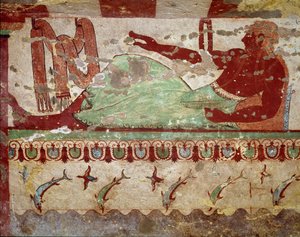 Scène de banquet (détail)