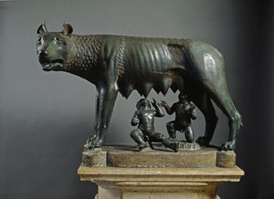 Louve capitoline (sculpture en bronze, 500 av. J.-C.)