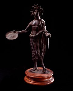 Art étrusque : statuette en bronze d