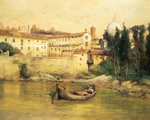Italie, Rome, ancien hôpital Santo Spirito in Sassia (Saxia) - Ettore Roesler Franz